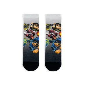 Paw Patrol Mighty Pups 'Three Pups' Kids' Printed Socks