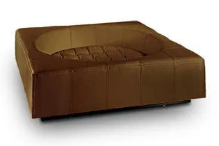 Pet Interiors Cube Faux Leather Dog Bed