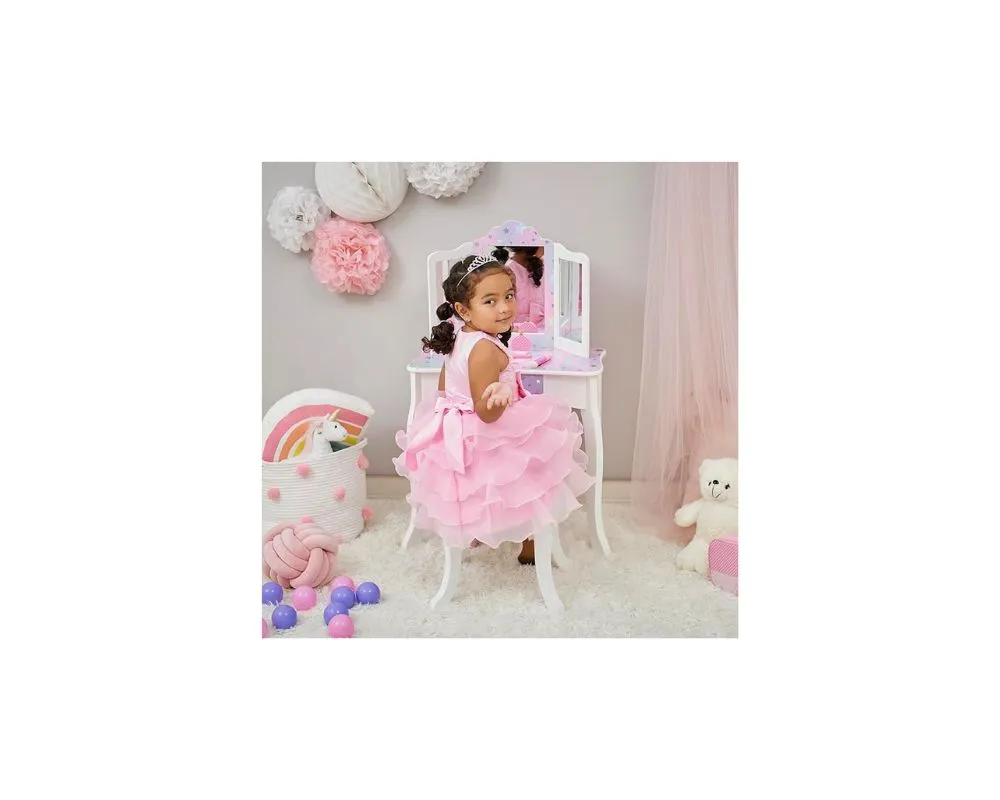 Pink Sky folding Mirror kids: Reflect joy, inspire play