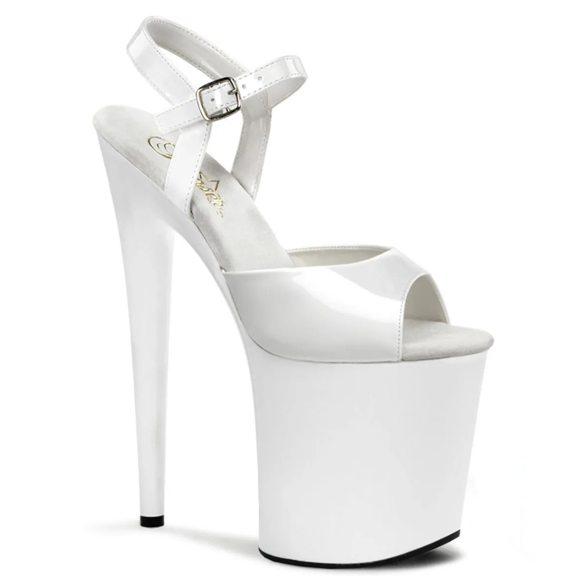 Pleaser Flamingo 809 White