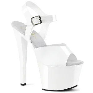 Pleaser Sky 308N White