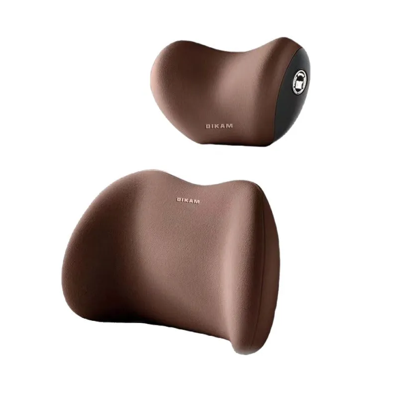 Premium Memory Foam Car Neck Support Seat Pillow Set