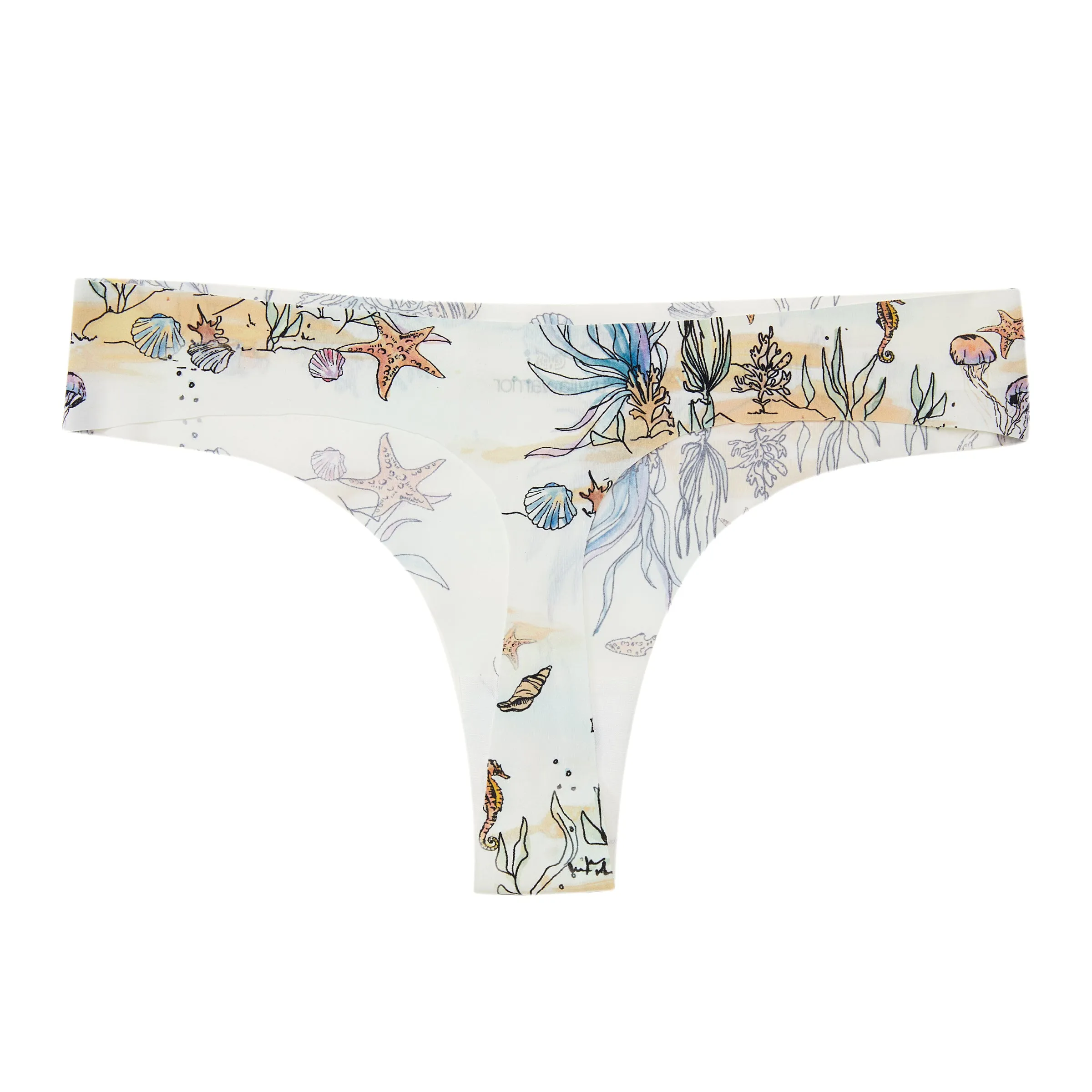 Printed VIP Seamless Thong