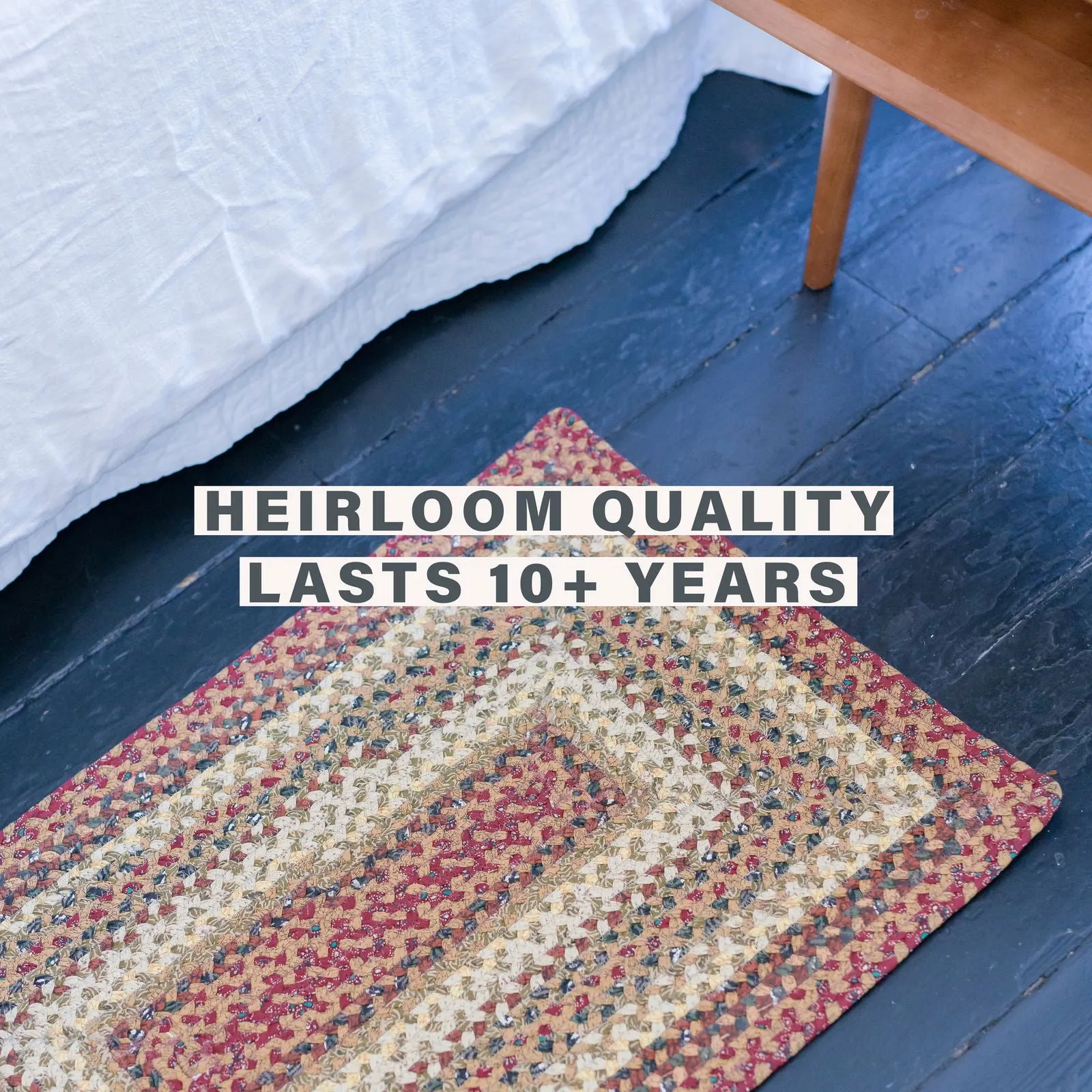 Pumpkin Pie Mustard And Gold Oval Braided Rug