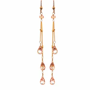 Rain Three Strand Earrings