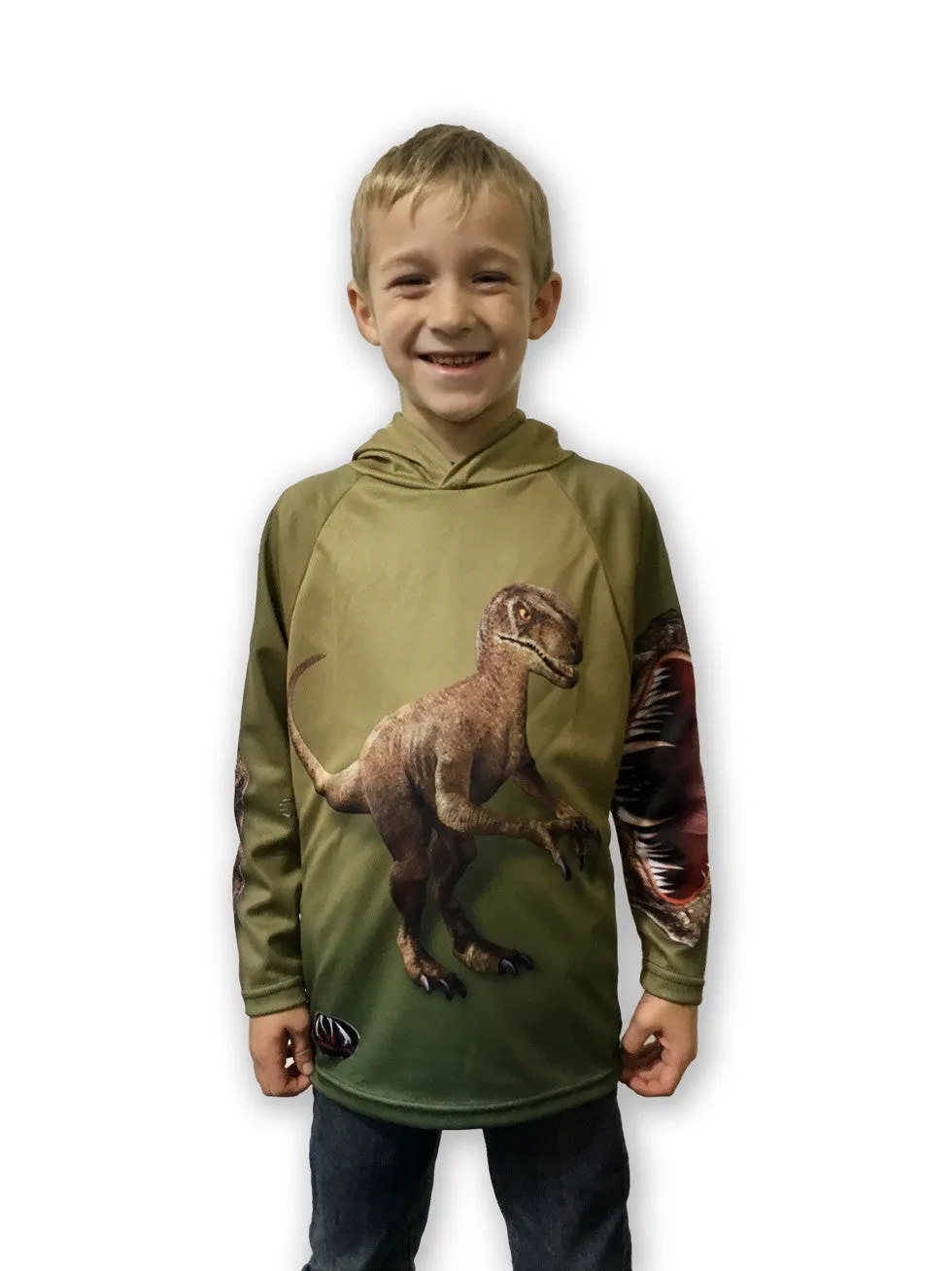 RAPTOR Dino 3D Hoodie Sport Shirt by MOUTHMAN®