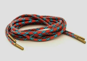 Rebel Stars and Bars Boot Laces *Guaranteed for Life* 550 Paracord Steel Tip