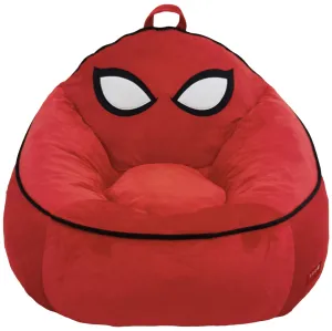 Red Bean Bag Chair Kids Compressed Foam Seat Living Room SPIDERMAN Lounger Sofa