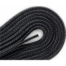 Round Braided Taslan Laces - Black (2 Pair Pack) Shoelaces