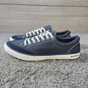 SeaVees Men's Navy Canvas Sneakers Westwood Tennis Shoe Original NEW size 10.5
