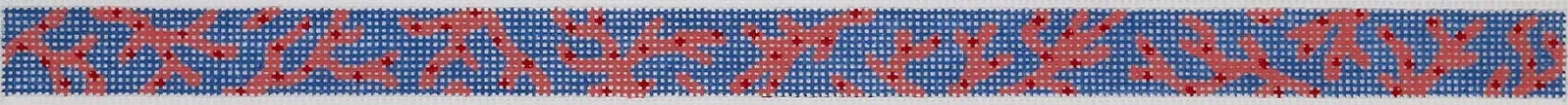 SGS-03: Sunglass Strap – Red Coral on Navy