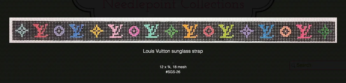 SGS-26 - Sunglass Strap – Louis Vuitton LV – multi on black