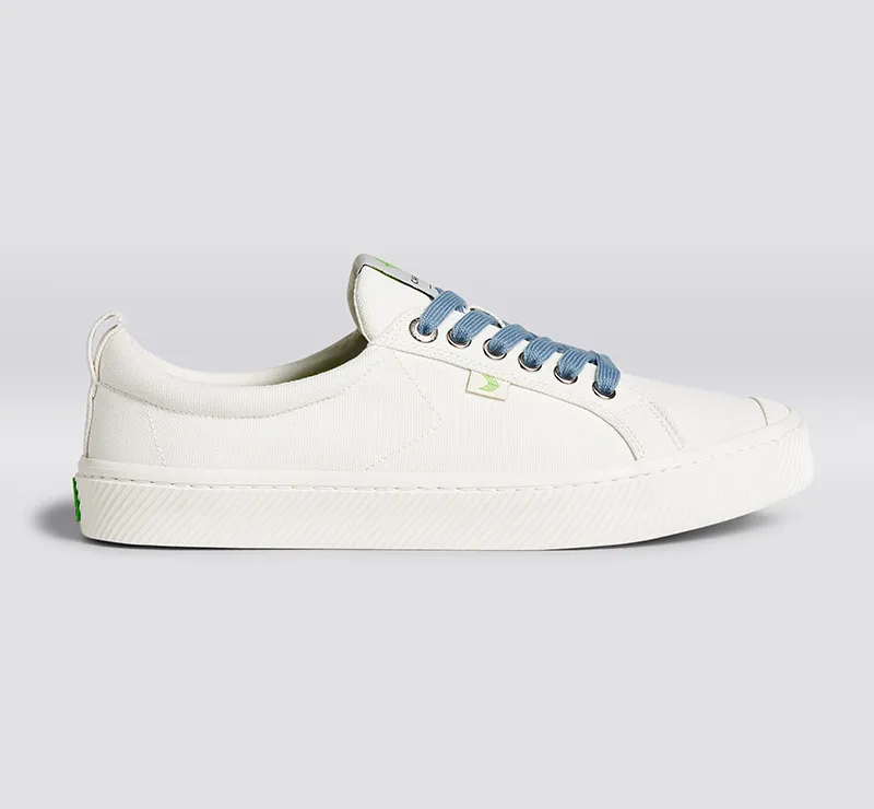 Shoe Lace Classic Blue Mirage with H Silver Tip