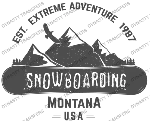 Snowboarding Montana
