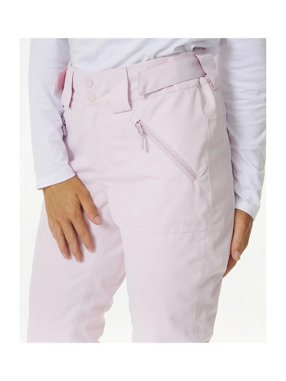 Spodnie narciarskie RIP CURL Rider High Waist Pant 10K/10K bordowy