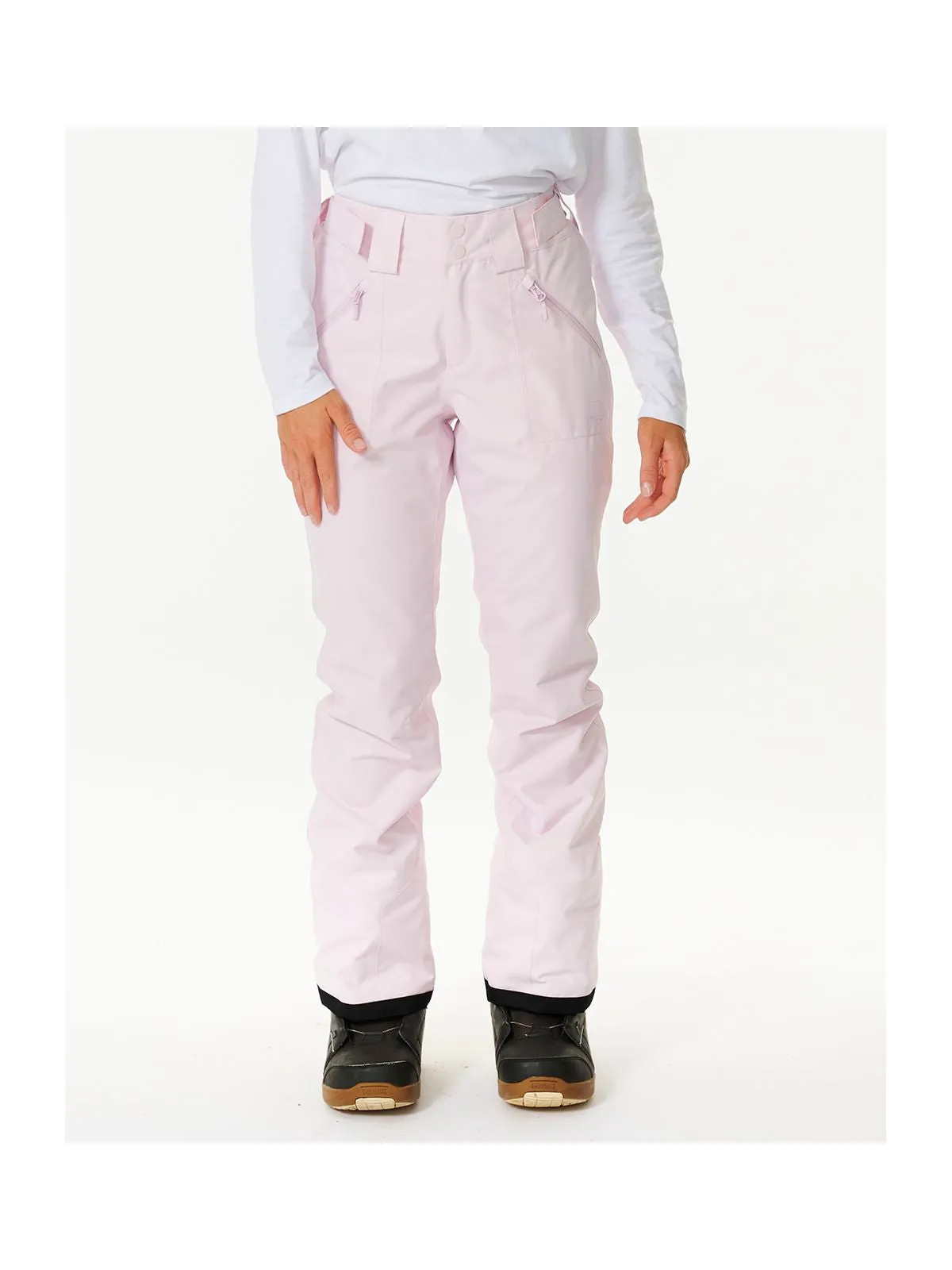 Spodnie narciarskie RIP CURL Rider High Waist Pant 10K/10K bordowy