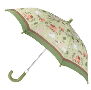 Stephen Joseph All Over Print Umbrella - FARM- NEW