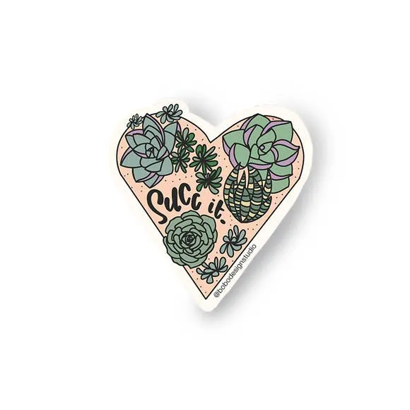 SUCC IT SUCCULENT STICKER