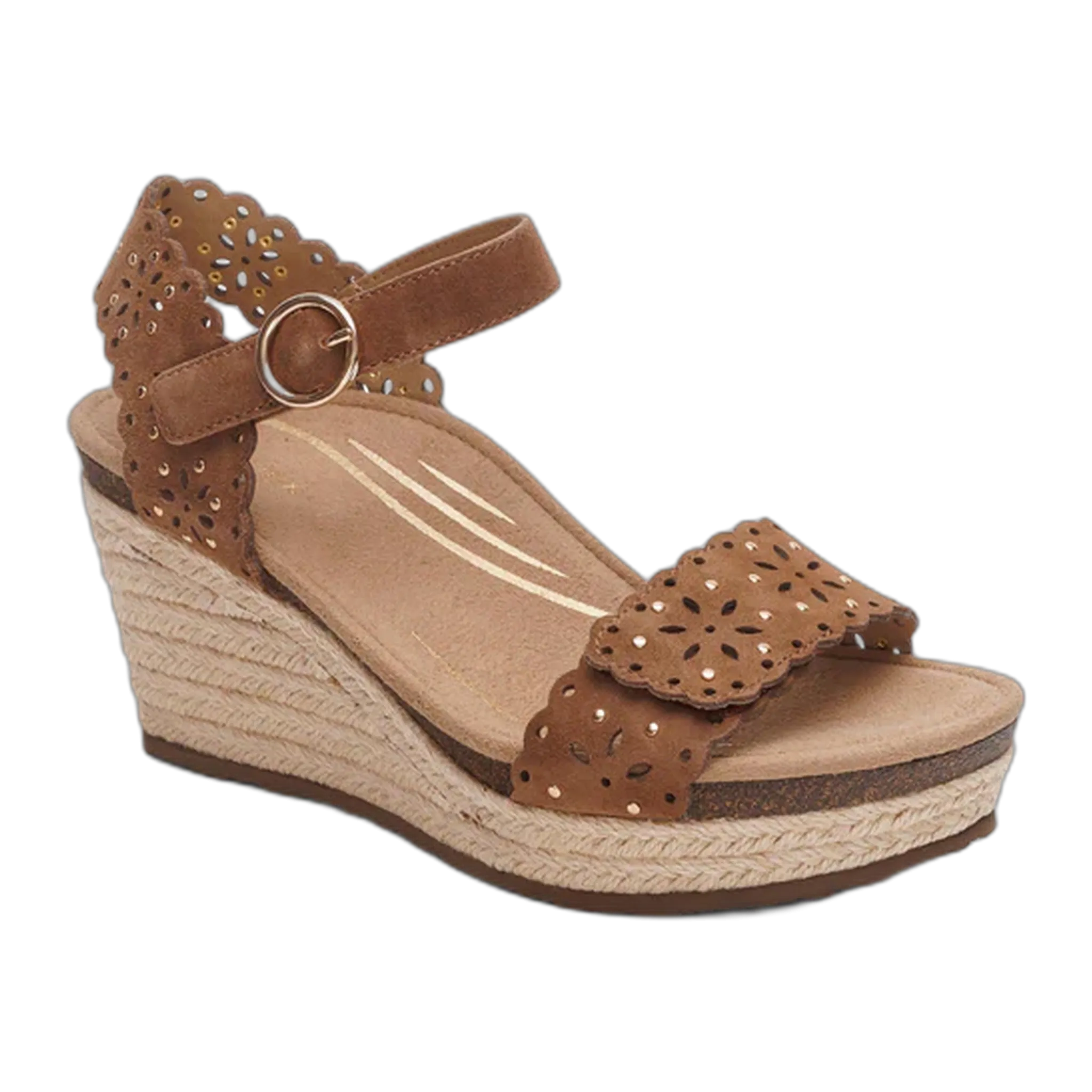 Sydney Quarter Strap Espadrille Wedge