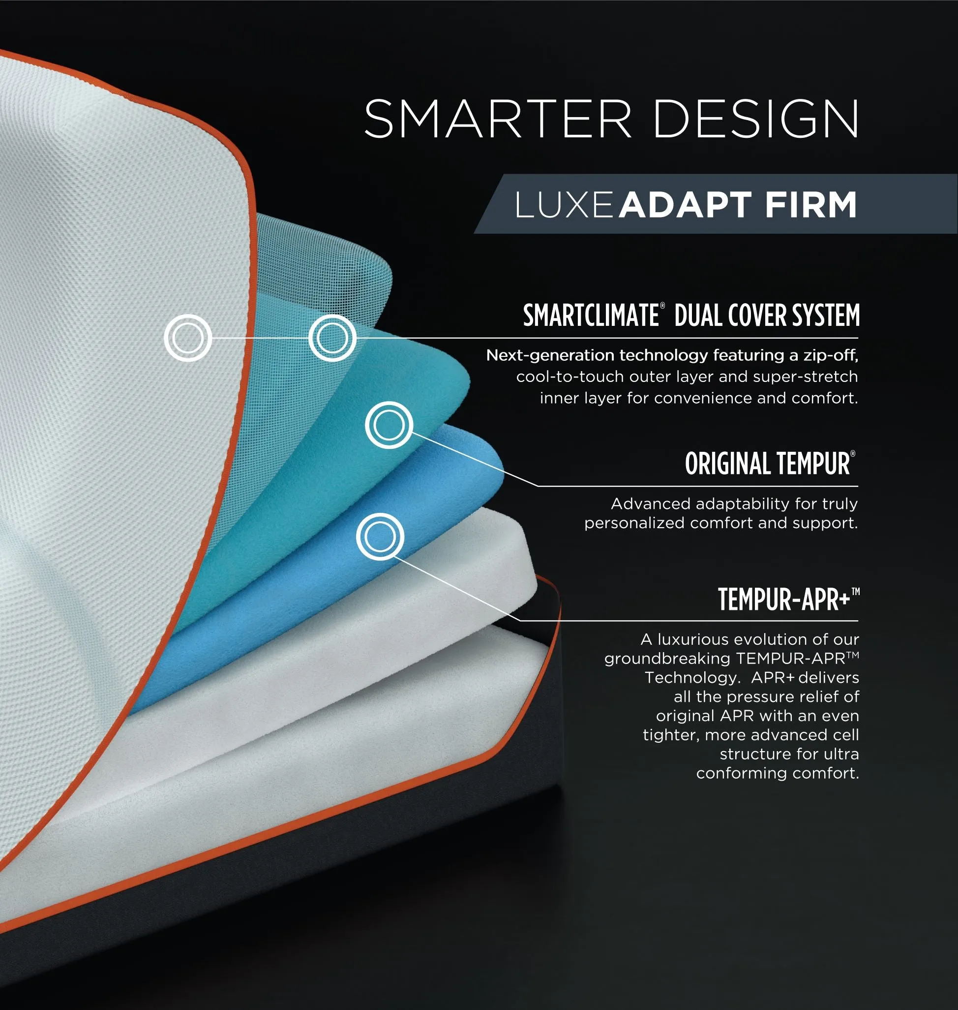 TEMPUR-LuxeAdapt® Firm by Tempurpedic™