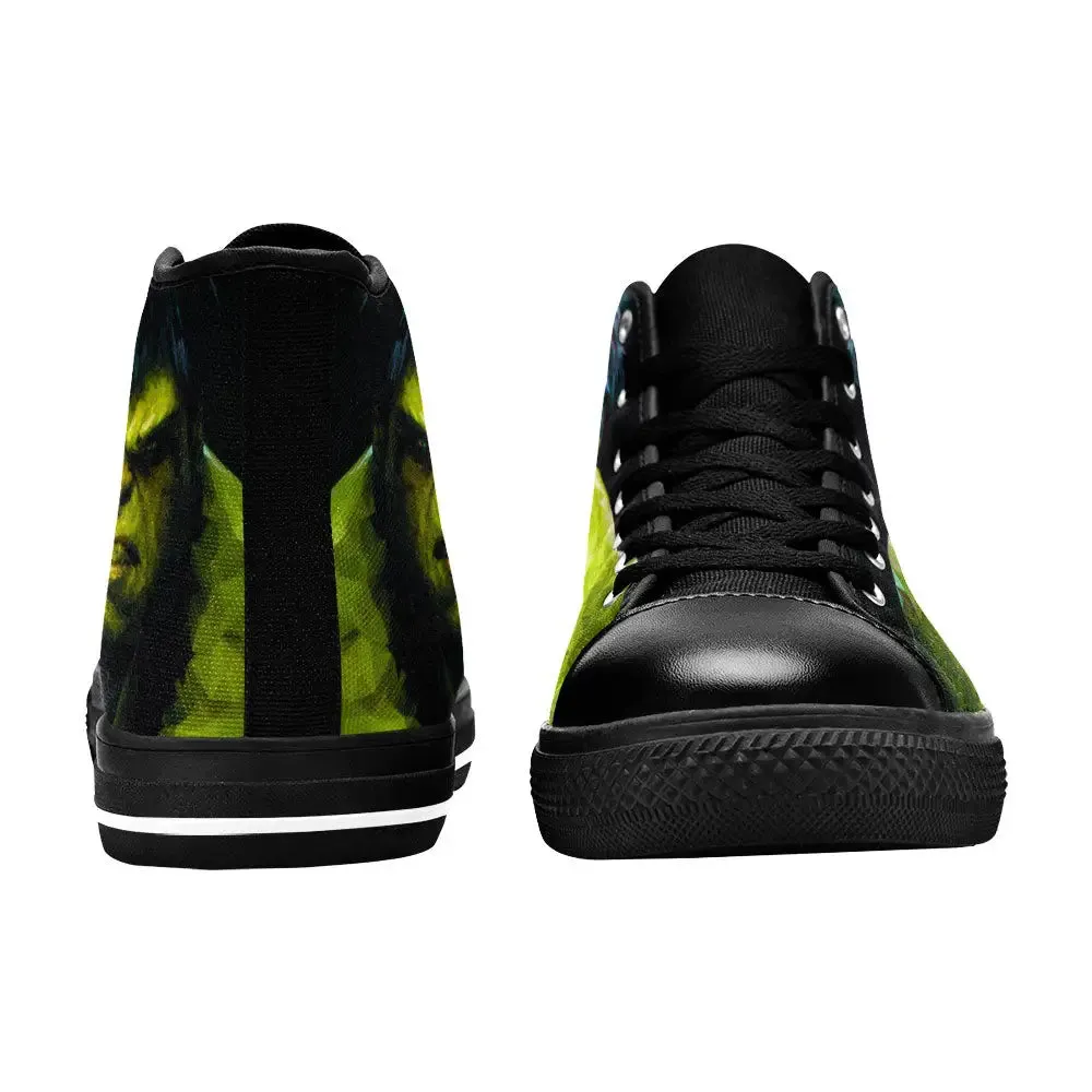 The Incredible Hulk Shoes High Top Sneakers for Kids and Adults