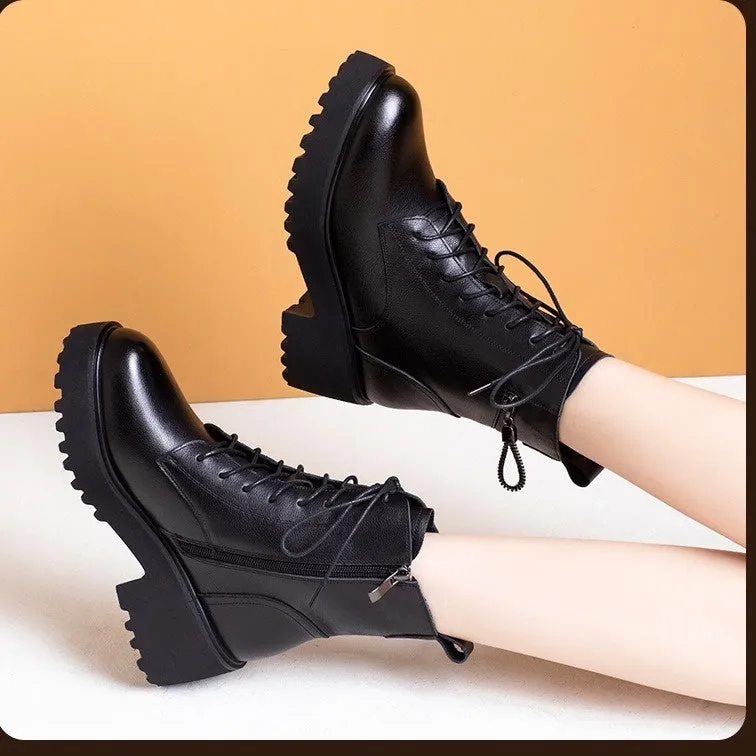 Thick-soled Fluffy Snow Boots
