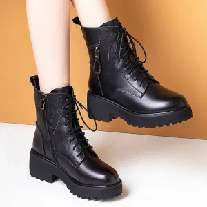 Thick-soled Fluffy Snow Boots