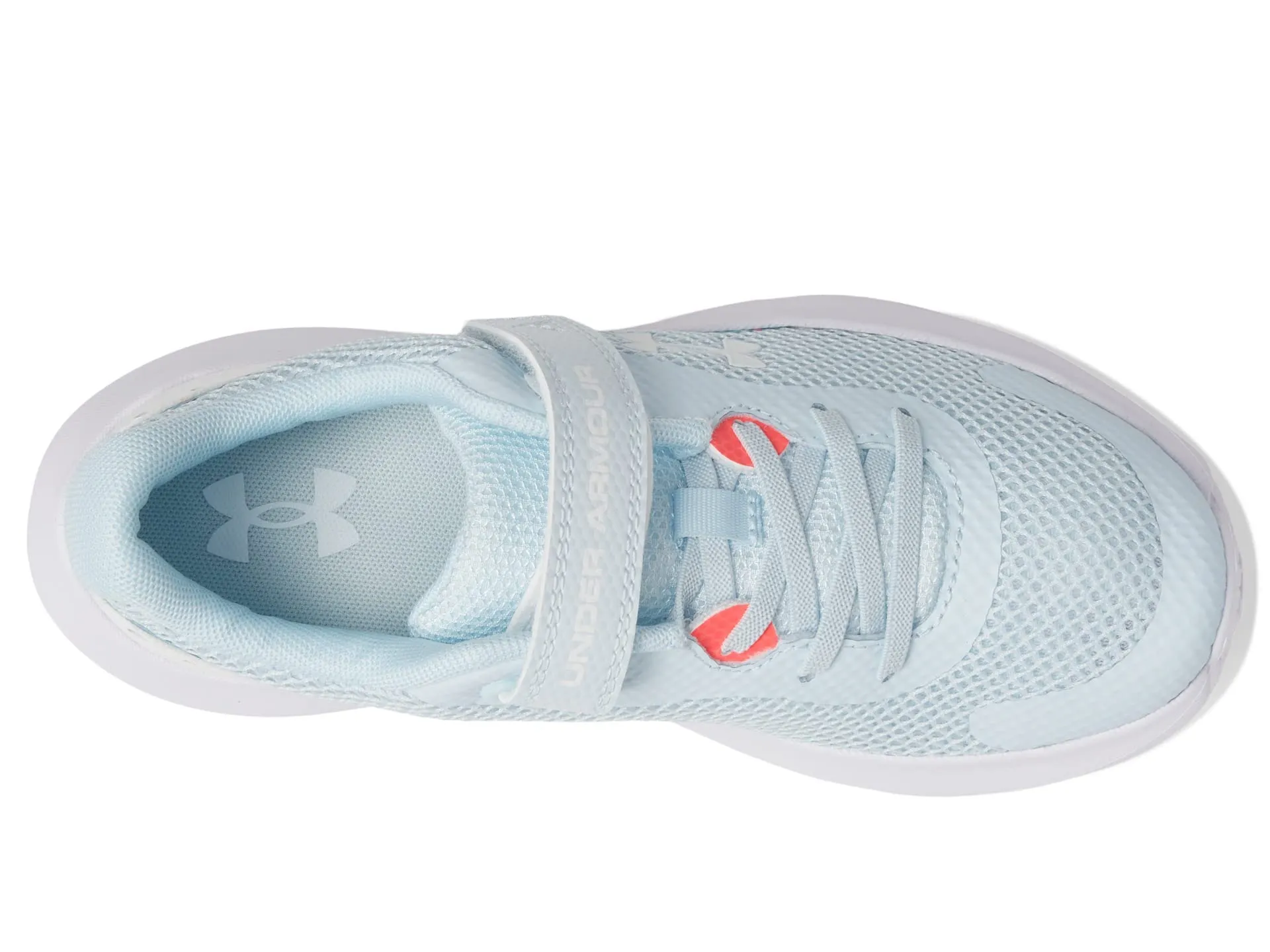 Under Armour Girl's Surge 3 Alternate Closure Print (Little Kid) Halogen Blue/Pink Shock/White 2.5 Little Kid M