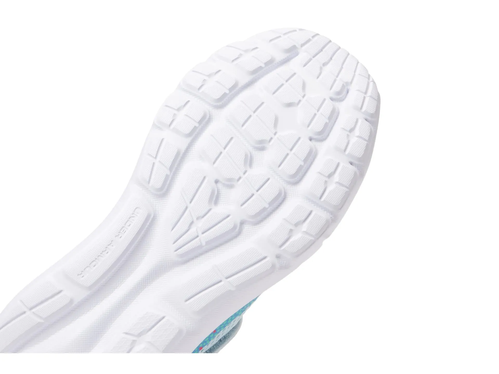 Under Armour Girl's Surge 3 Alternate Closure Print (Little Kid) Halogen Blue/Pink Shock/White 2.5 Little Kid M