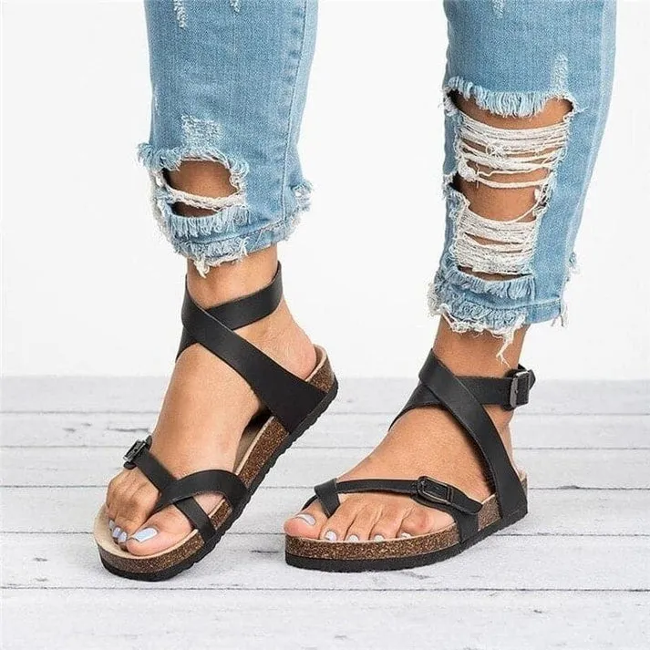 Ursula® | Elegant sandals with leather straps