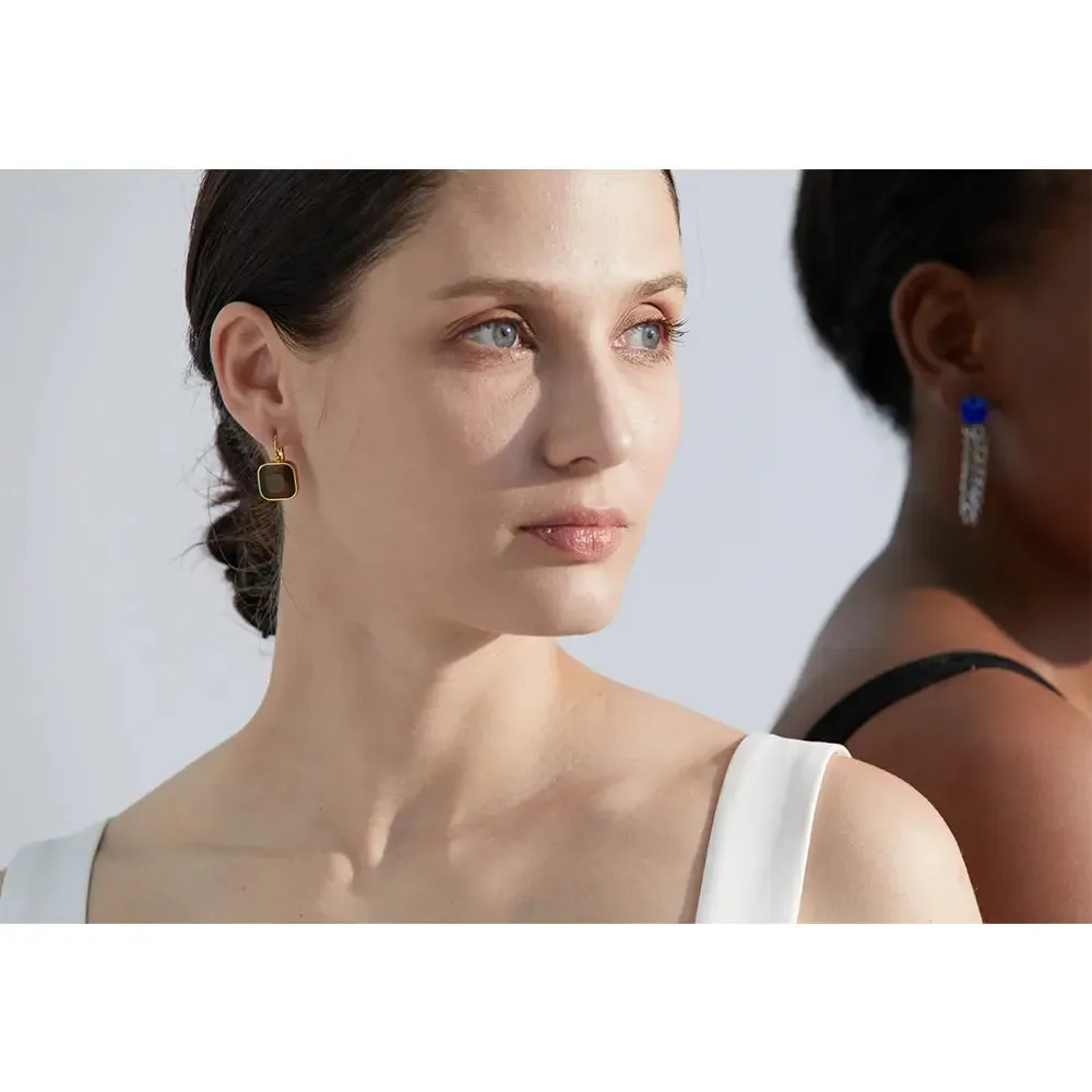 Vintage Opal Stone Earrings