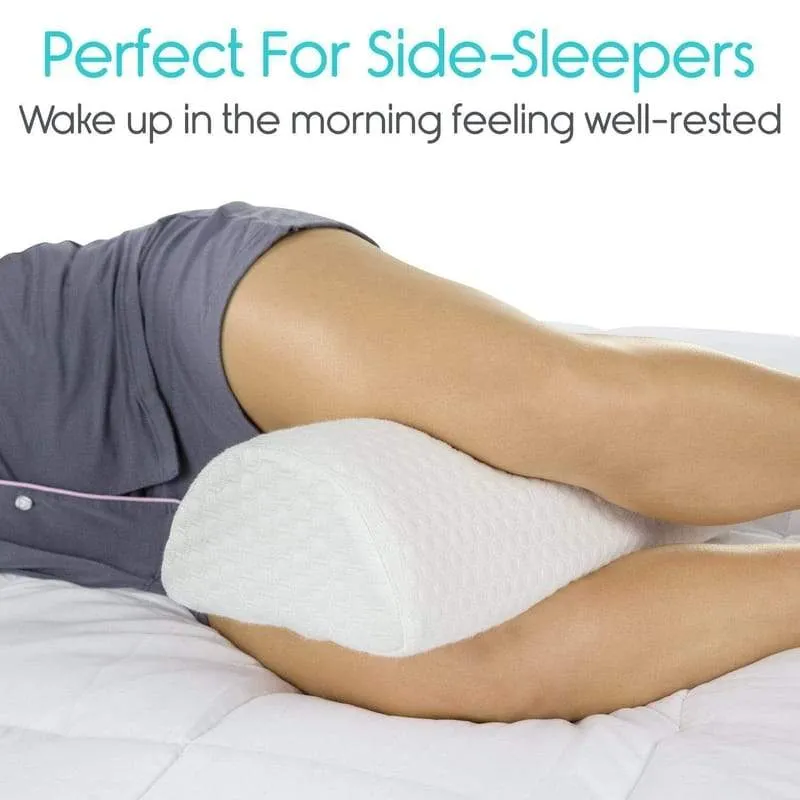 Vive Health Xtra-Comfort Half Moon Bolster Pillow