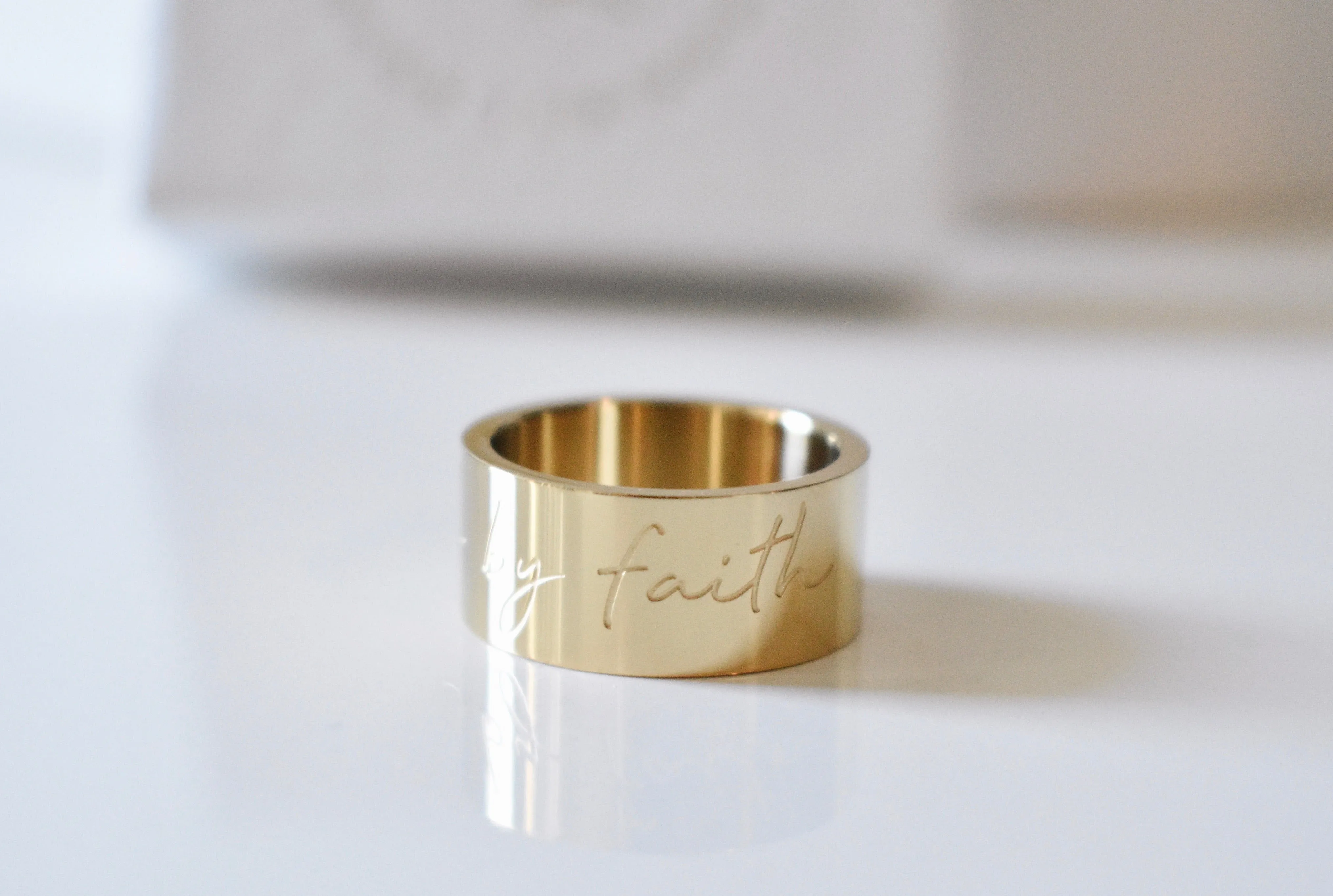 “Walk by Faith” Ring