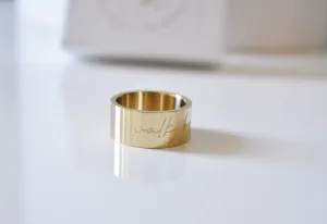 “Walk by Faith” Ring