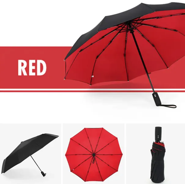 Windproof Double Layer Fully Automatic Resistant Umbrella