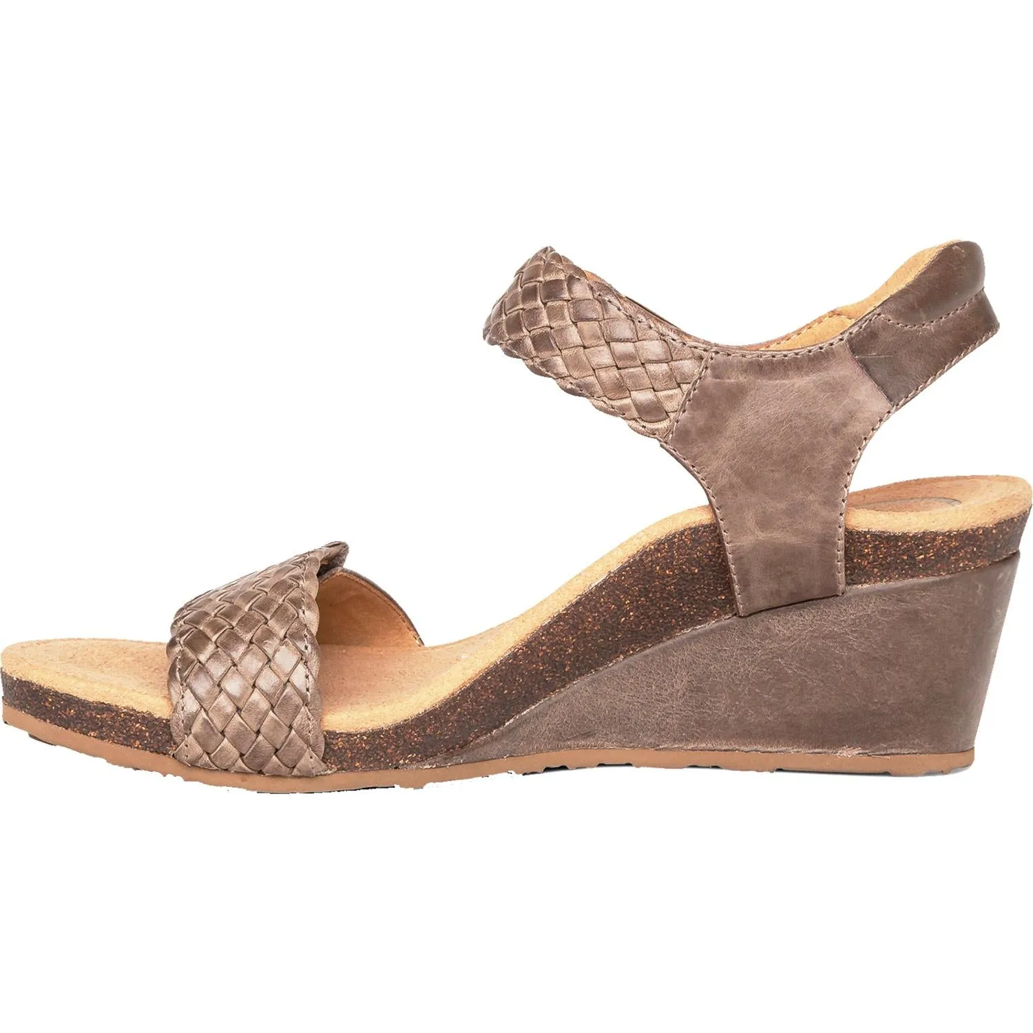 Women's Aetrex Grace Taupe Leather