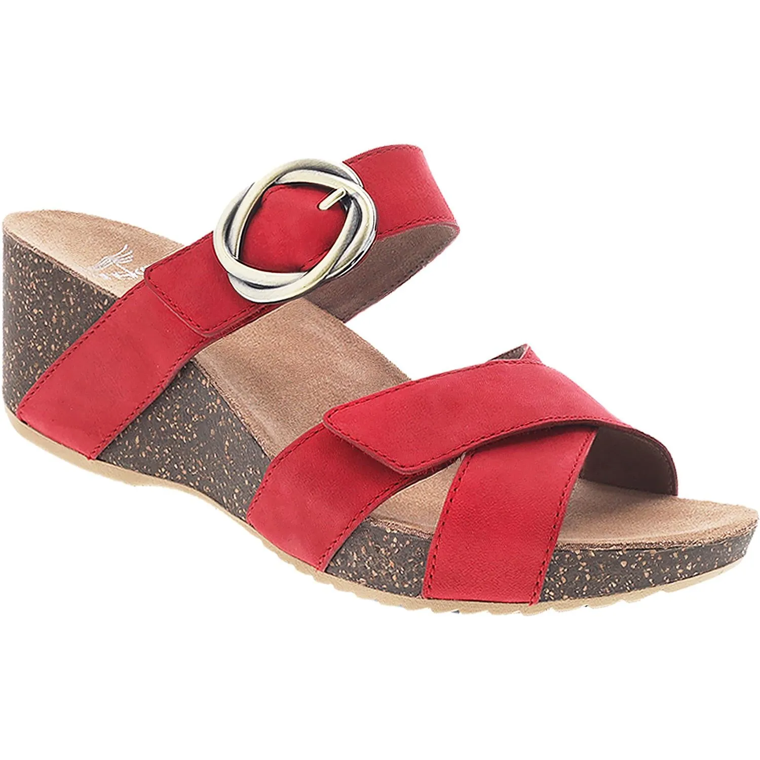 Women's Dansko Susie Red Milled Nubuck