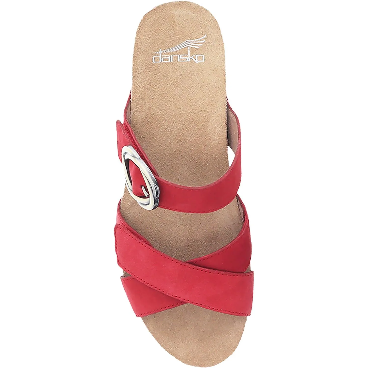 Women's Dansko Susie Red Milled Nubuck
