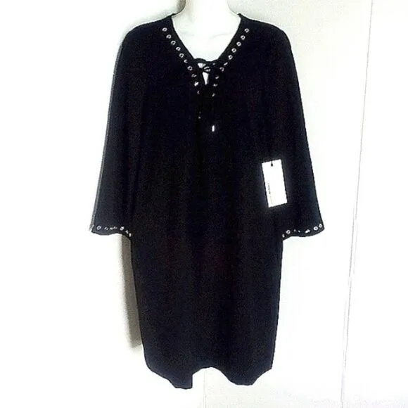 Womens FIFTEEN TWENTY Open Hole Studded Midi Dress Size S And M