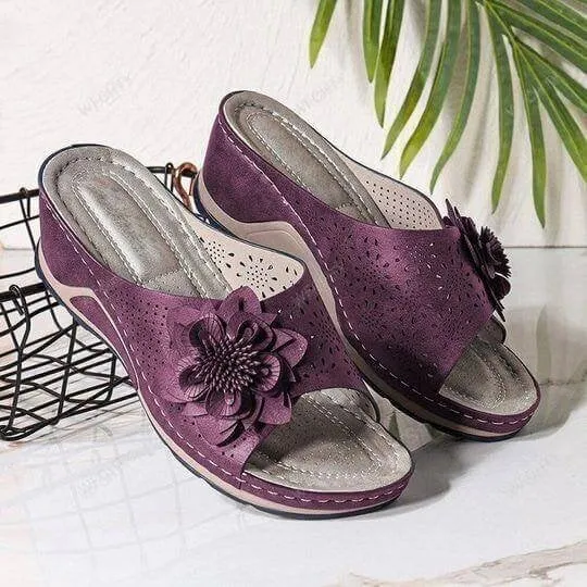 Xiomara® | Soft leather orthopedic sandals with arch support