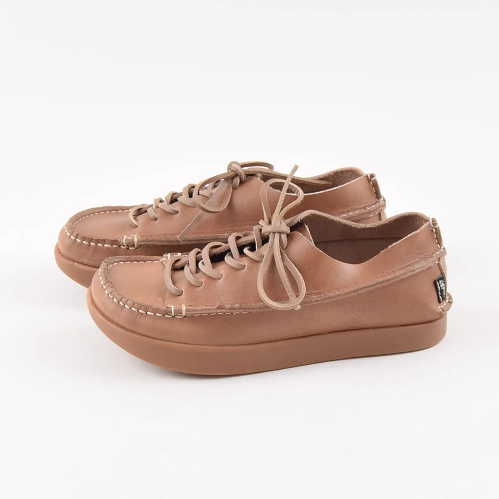 Yogi Ladies Latte Leather Finn Negative Heel Shoes